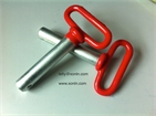 Red handle hitch pins lynch pins